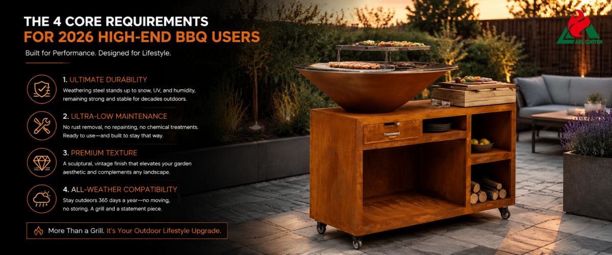 4 Core Requirements for High-End Users Selecting BBQ Grills in 2026
